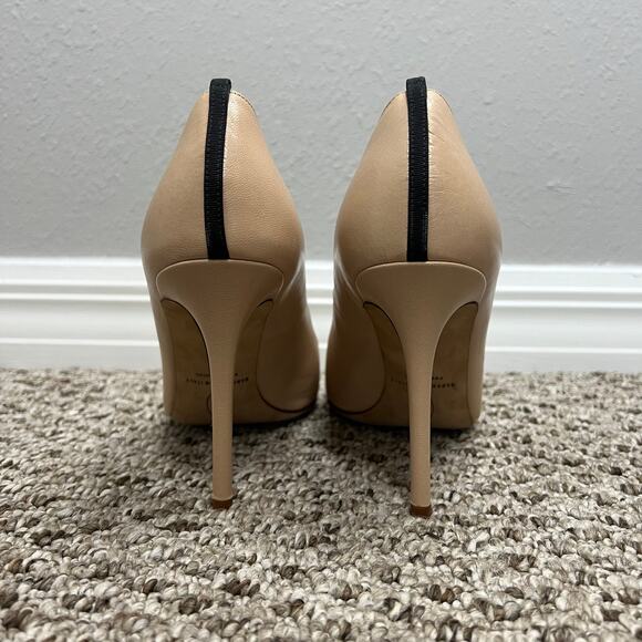 SJP by Sarah Jessica Parker Fawn Pointed Toe Dress Pumps - Nude 100mm Heels 39 9 - Picture 5 of 7